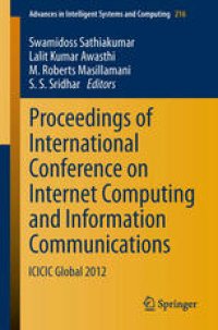 cover of the book Proceedings of International Conference on Internet Computing and Information Communications: ICICIC Global 2012