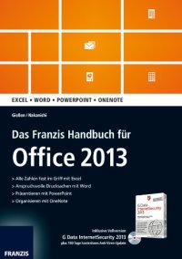 cover of the book Das Franzis Handbuch für Office 2013, m. CD-ROM