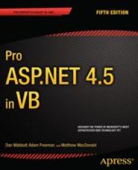 cover of the book Pro ASP.NET 4.5 in VB