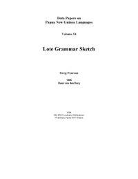 cover of the book Lote grammar sketch