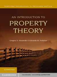 cover of the book An introduction to property theory