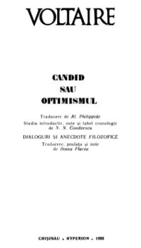 cover of the book Candid sau optimismul