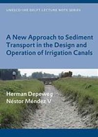 cover of the book A new approach to sediment transport in the design and operation of irrigation canals