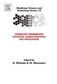 cover of the book Inorganic Membranes: Synthesis, Characterization and Applications