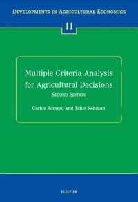 cover of the book Multiple Criteria Analysis for Agricultural Decisions