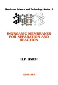 cover of the book Inorganic Membranes for Separation and Reaction