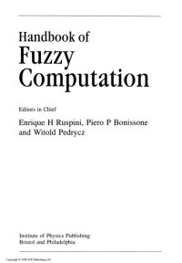 cover of the book Handbook of fuzzy computation