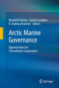 cover of the book Arctic Marine Governance: Opportunities for Transatlantic Cooperation