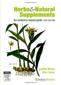 cover of the book Herbs and Natural Supplements: An Evidence-Based Guide