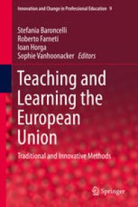 cover of the book Teaching and Learning the European Union: Traditional and Innovative Methods