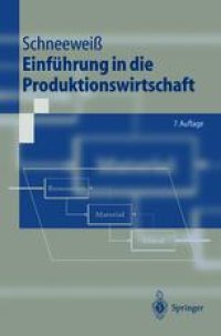 cover of the book Einführung in die Produktionswirtschaft