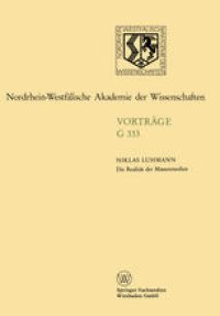 cover of the book Die Realität der Massenmedien