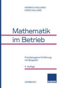 cover of the book Mathematik im Betrieb