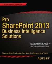 cover of the book Pro SharePoint 2013 Business Intelligence Solutions