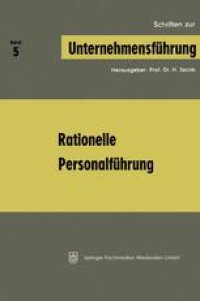 cover of the book Rationelle Personalführung