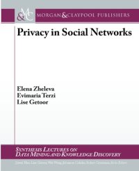 cover of the book Privacy in Social Networks