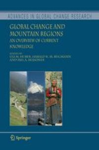 cover of the book Global Change and Mountain Regions: An Overview of Current Knowledge