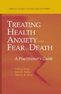 cover of the book Treating Health Anxiety and Fear of Death: A Practitioner's Guide