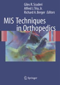 cover of the book MIS Techniques in Orthopedics