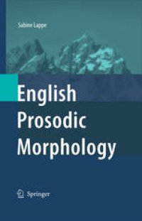 cover of the book English Prosodic Morphology