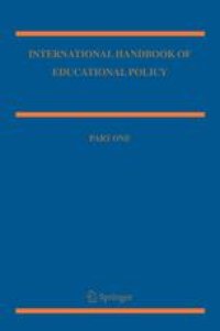 cover of the book International Handbook of Educational Policy