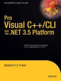 cover of the book Pro Visual C++/CLI and the .NET 3.5 Platform