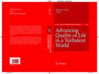 cover of the book Advancing Quality of Life in a Turbulent World