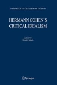 cover of the book Hermann Cohen’s Critical Idealism