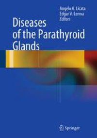 cover of the book Diseases of the Parathyroid Glands