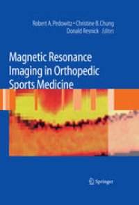 cover of the book Magnetic Resonance Imaging in Orthopedic Sports Medicine