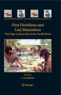 cover of the book First Floridians and Last Mastodons: The Page-Ladson Site in the Aucilla River