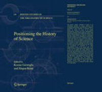 cover of the book Positioning the History of Science