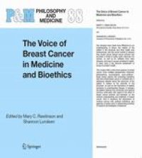 cover of the book The voice of breast cancer in medicine and bioethics