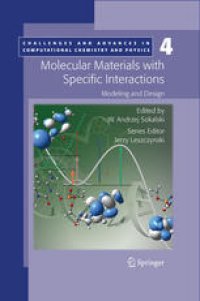 cover of the book Molecular Materials with Specific Interactions – Modeling and Design