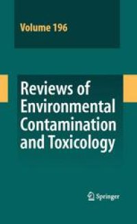 cover of the book Reviews of Environmental Contamination and Toxicology Vol 196