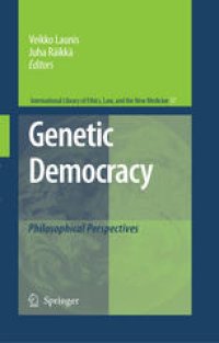 cover of the book Genetic Democracy: Philosophical Perspectives