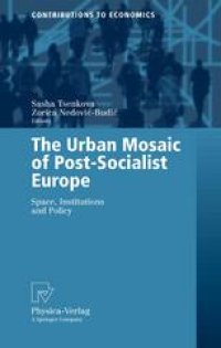 cover of the book The Urban Mosaic of Post-Socialist Europe: Space, Institutions and Policy