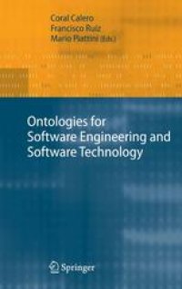 cover of the book Ontologies for Software Engineering and Software Technology