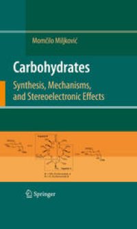 cover of the book Carbohydrates: Synthesis, Mechanisms, and Stereoelectronic Effects