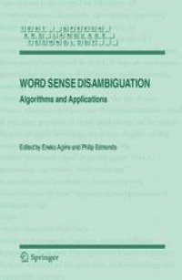 cover of the book Word Sense Disambiguation: Algorithms and Applications