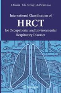 cover of the book International Classification of HRCT for Occupational and Environmental Respiratory Diseases