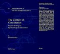 cover of the book The Context of Constitution: Beyond the Edge of Epistemological Justification