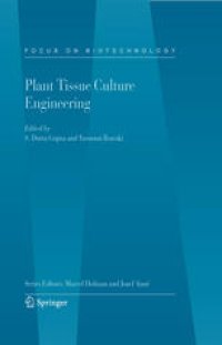 cover of the book Plan Tissue Culture Engineering