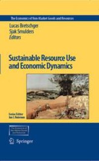 cover of the book Sustainable Resource Use and Economic Dynamics