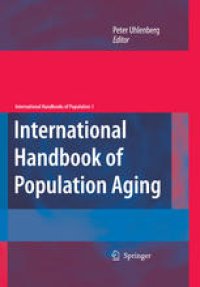 cover of the book International Handbook of Population Aging