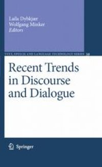 cover of the book Recent Trends in Discourse and Dialogue