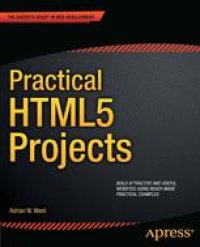 cover of the book Practical HTML5 Projects