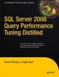 cover of the book SQL Server 2008 Query Performance Tuning Distilled