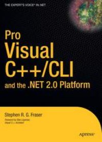 cover of the book Pro Visual C++/CLI and the .NET 2.0 Platform