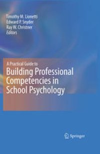 cover of the book A Practical Guide to Building Professional Competencies in School Psychology